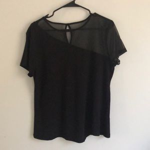 INC International Concepts Sheer Detailed Top